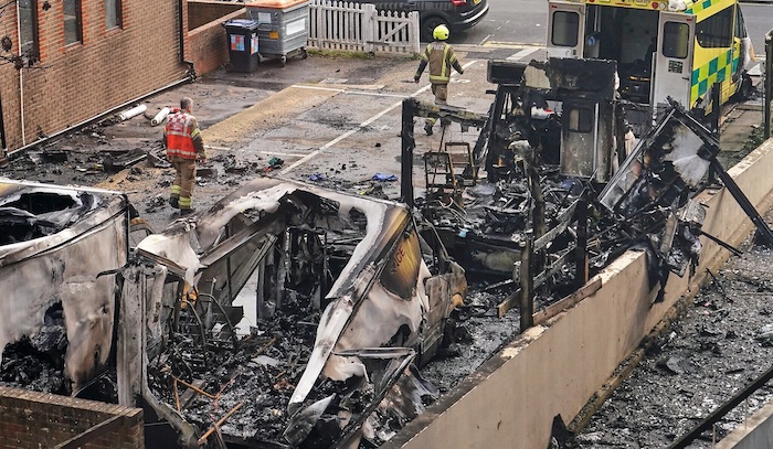 Three individuals charged over attempted arson targeting Iran International offices in northwest Lon...