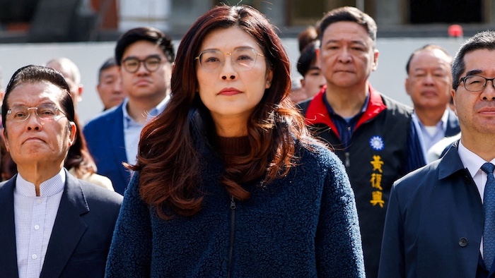 Taiwan opposition leader Cheng Li-wun heads to China on peace mission amid tensions over reunificati...