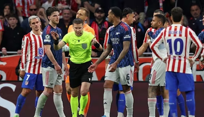 Atletico Madrid and Arsenal settled for a 1-1 draw after both sides converted penalties in a tactica...