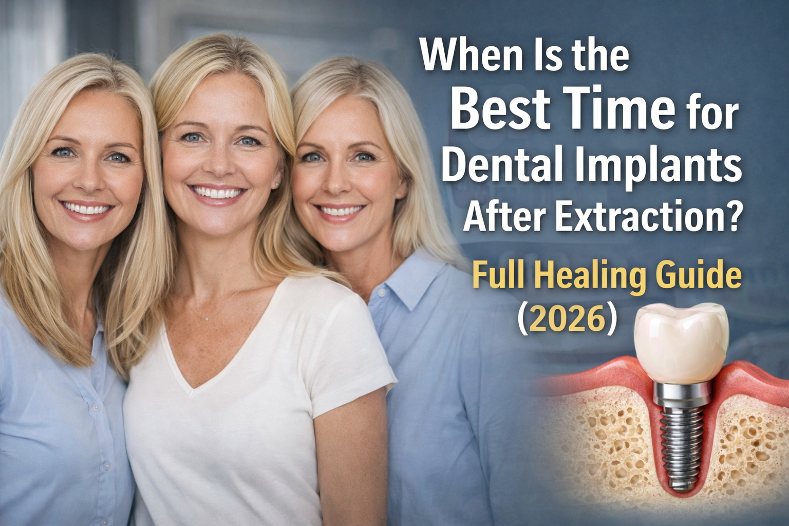 Language : EnglishTopics: ExtractionDental ImplantsWhen Can I Get a Dental Implant After Tooth Extra...