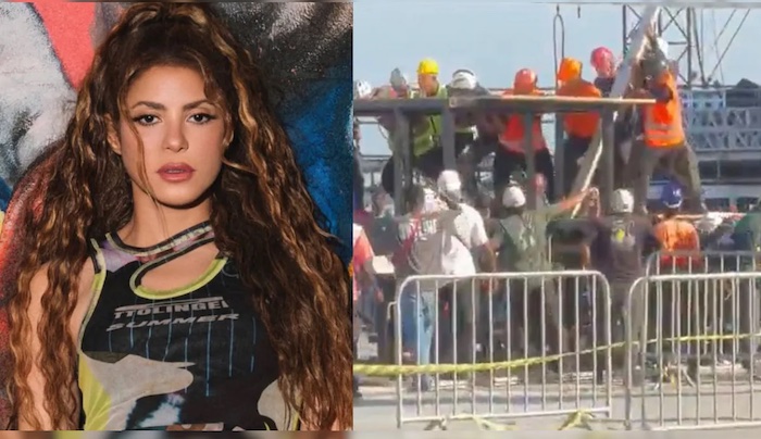A stage technician has died after an accident during setup for Shakira’s upcoming free concert in Ri...