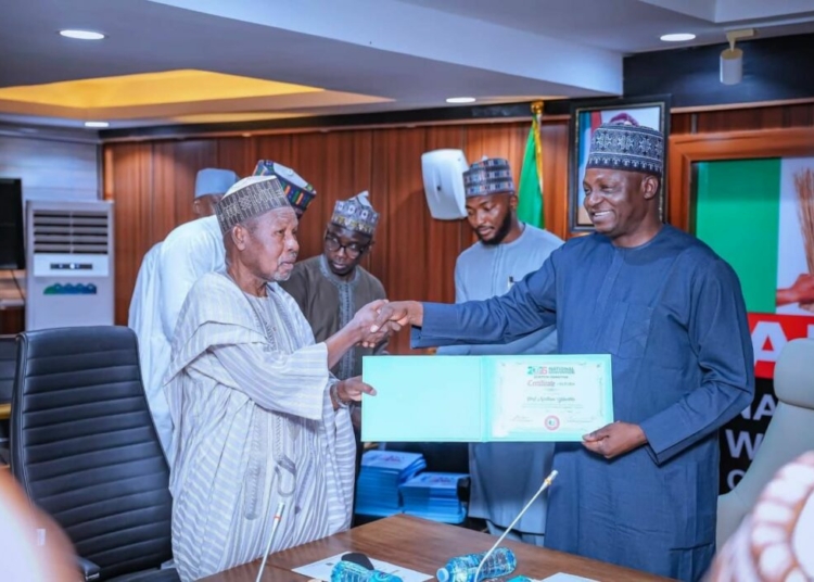 APC chairman Yilwatda and NWC members receive certificates of return, pledging to implement party ma...