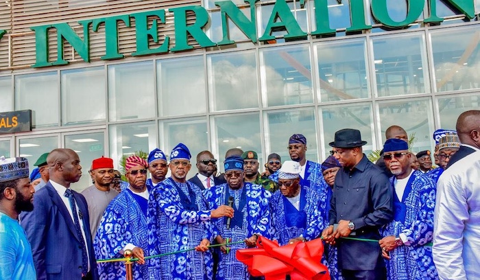 At the inauguration of Gateway Airport, Tinubu vows Nigeria will defeat terrorism, highlights infras...