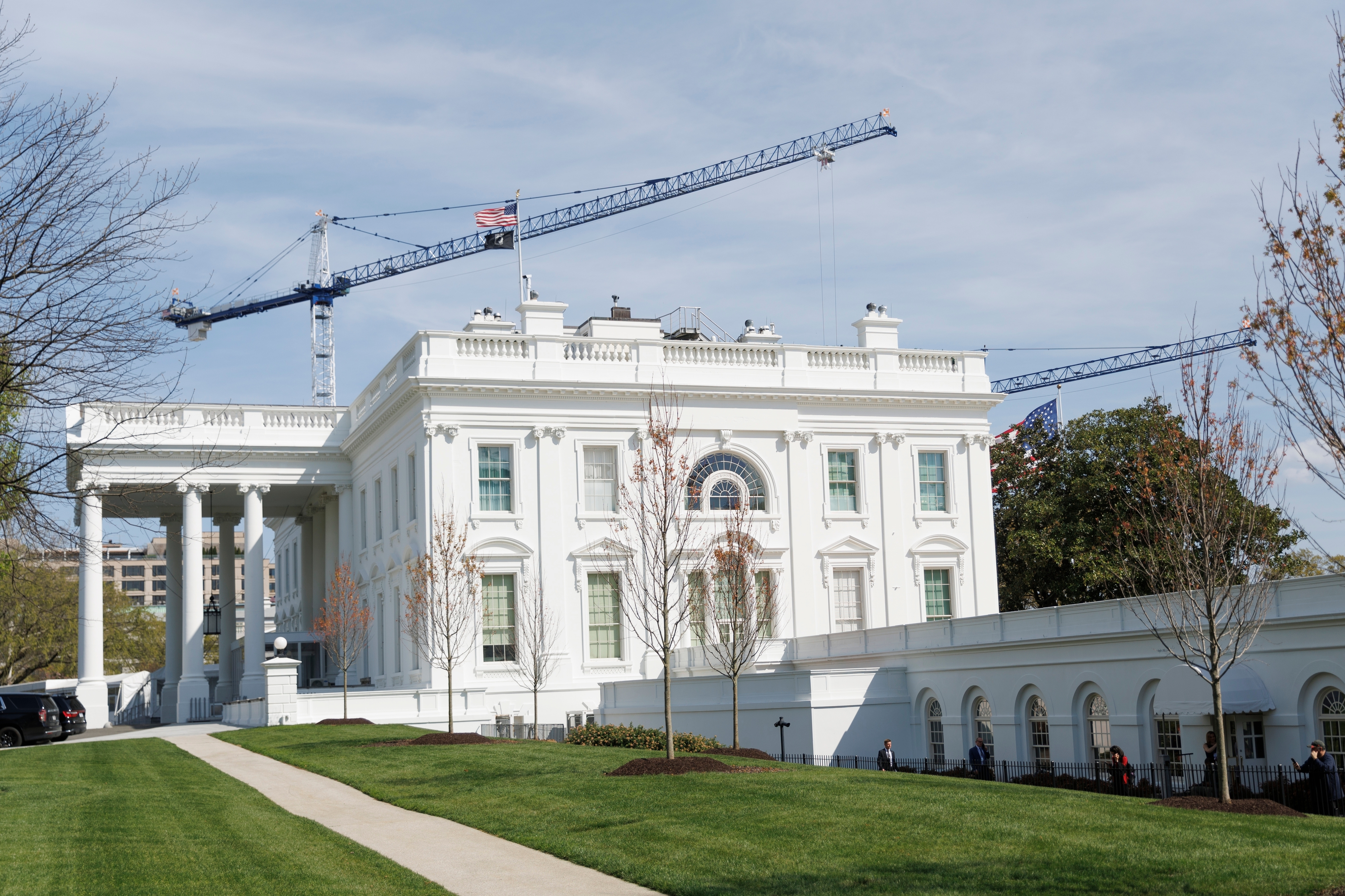 A US judge blocks Donald Trump’s White House ballroom onstruction project, citing need for congressi...