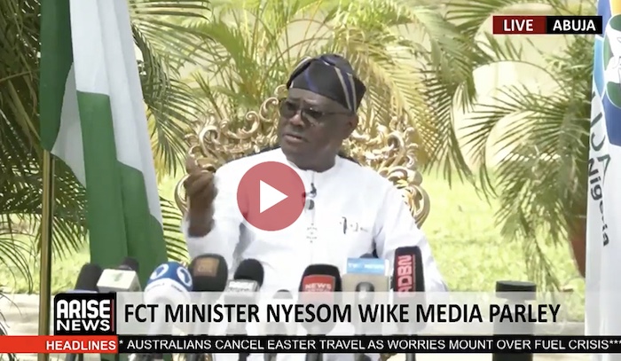FCT Minister Nyesom Wike says PDP’s survival depends on grassroots strength, not presidential ambiti...