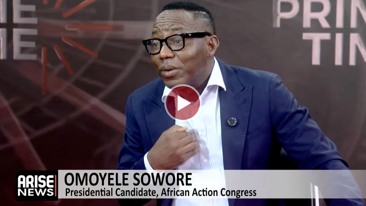 AAC presidential candidate Sowore says Nigeria needs political change and insists he is contesting t...