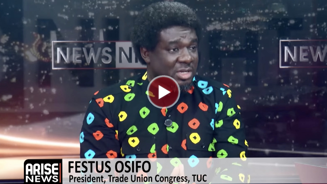 TUC President Festus Osifo urges FG to prioritise security, intelligence and technology over infrast...