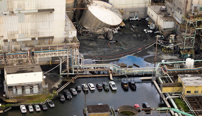 Recovery crews find all missing workers after a chemical tank rupture in Washington state kills 11 p...