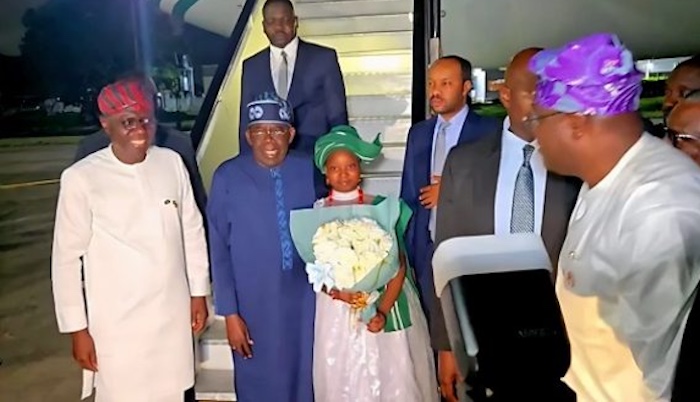 President Tinubu returns to Lagos after a three-nation diplomatic trip focused on investment, econom...