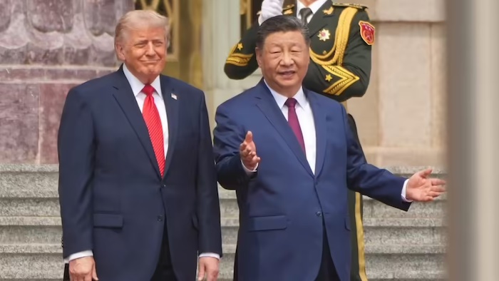 Trump describes talks with Xi as “great” as China rolls out ceremonial welcome in high-stakes Beijin...