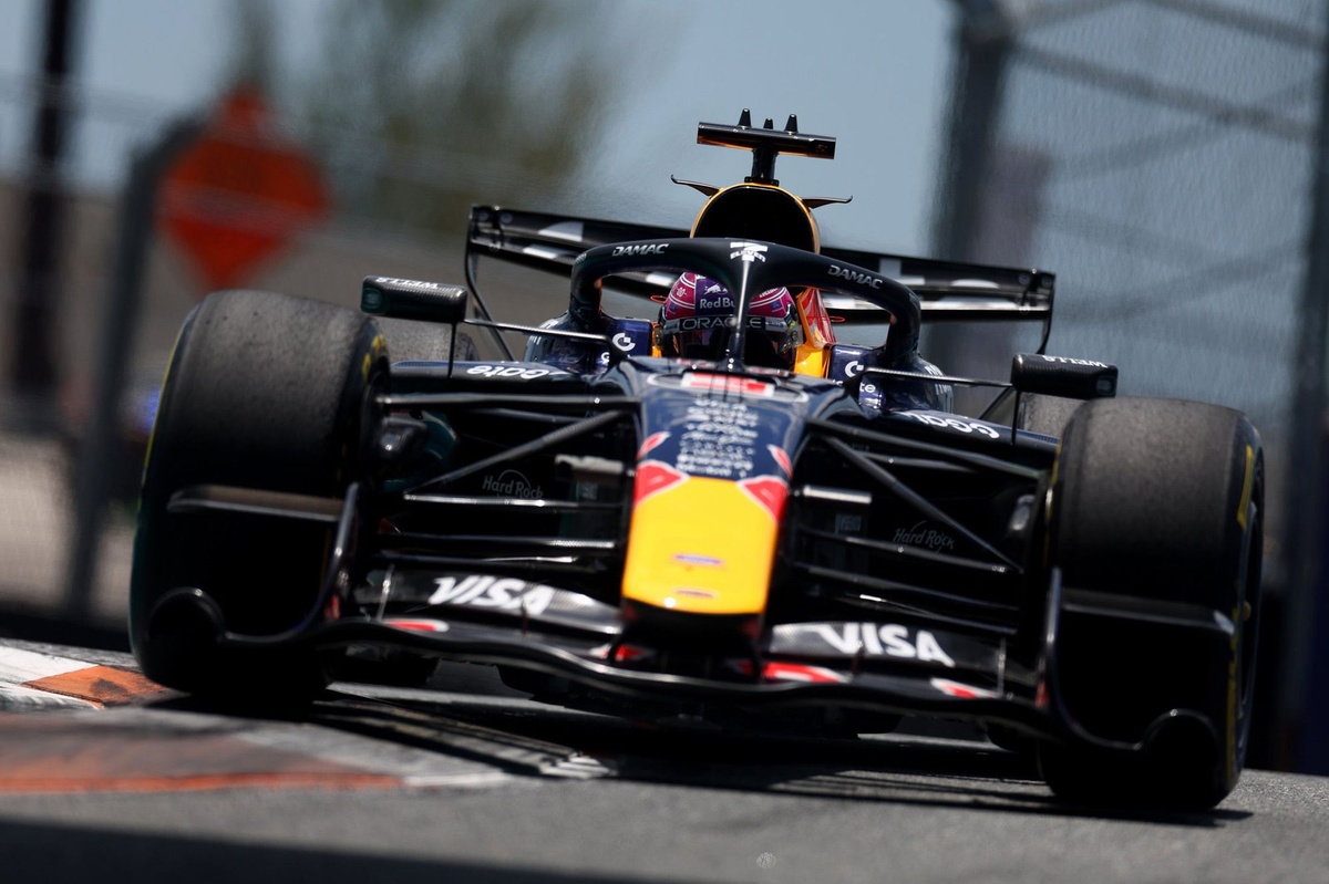Max Verstappen believes that Red Bull's wealth of upgrades for the Miami Grand Prix have so far "alm...