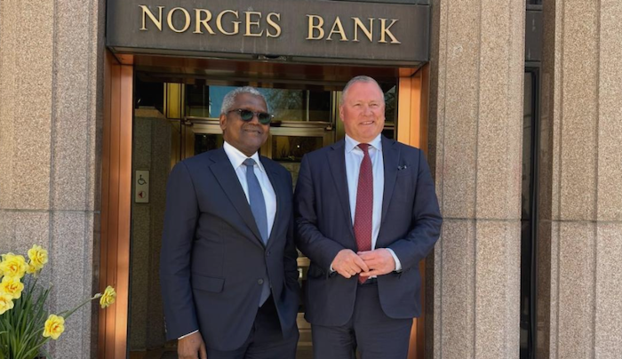 Norway’s sovereign wealth fund is exploring a partnership with Dangote Group to expand investments a...