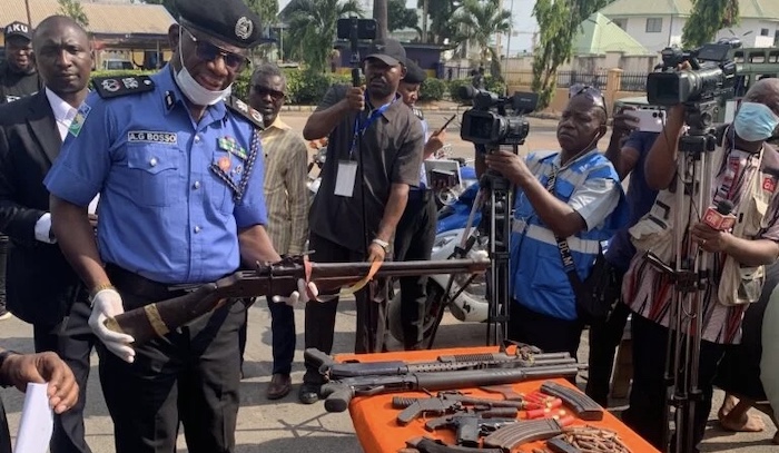 Police operatives raided a suspected IPOB/ESN enclave in Imo, recovering weapons, drones, ammunition...