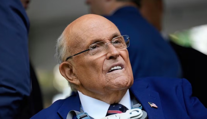 Rudy Giuliani hospitalised in critical but stable condition, spokesperson says, as former New York m...