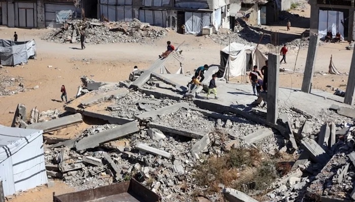 Israeli air raids in Gaza injure Hamas leader’s son as fresh attacks kill five Palestinians across t...