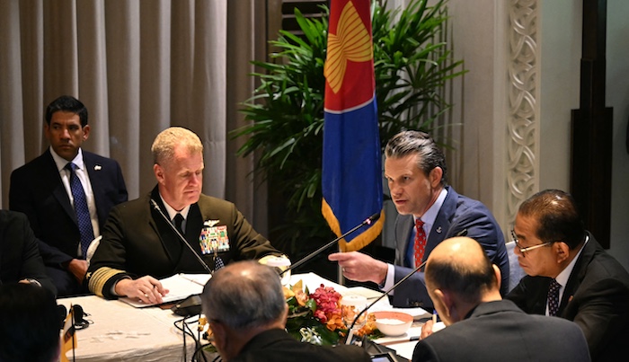 Pentagon chief urges Asian partners to spend more on defence, citing concerns over China’s growing m...