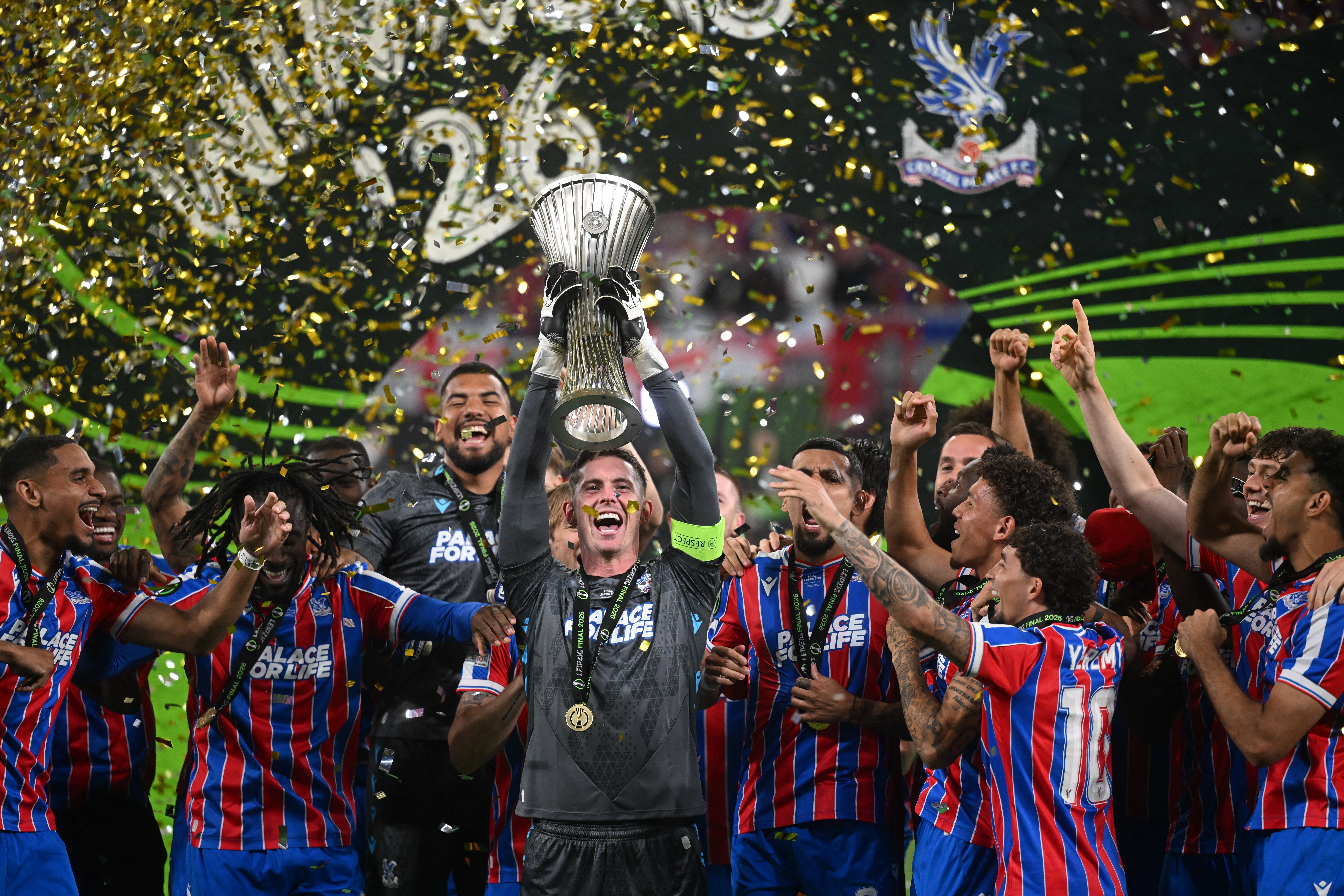Jean-Philippe Mateta scored the 1-0 winner as Crystal Palace beat Rayo Vallecano to claim their firs...