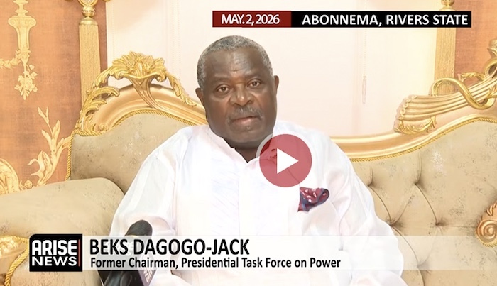 Former Presidential Taskforce chairman, Beks Dagogo-Jack, says Tinubu’s 90-day power sector reform t...