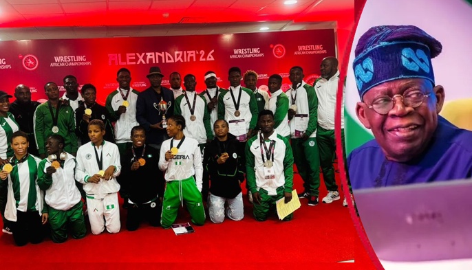 President Tinubu has praised Nigeria’s dominant outing at the 2026 African Wrestling Championships,...