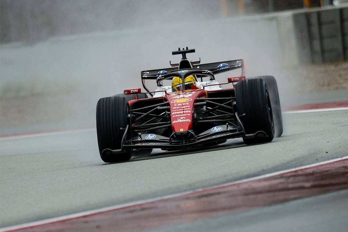 While the start time for the Miami Grand Prix was brought forward by three hours to avoid heavy rain...
