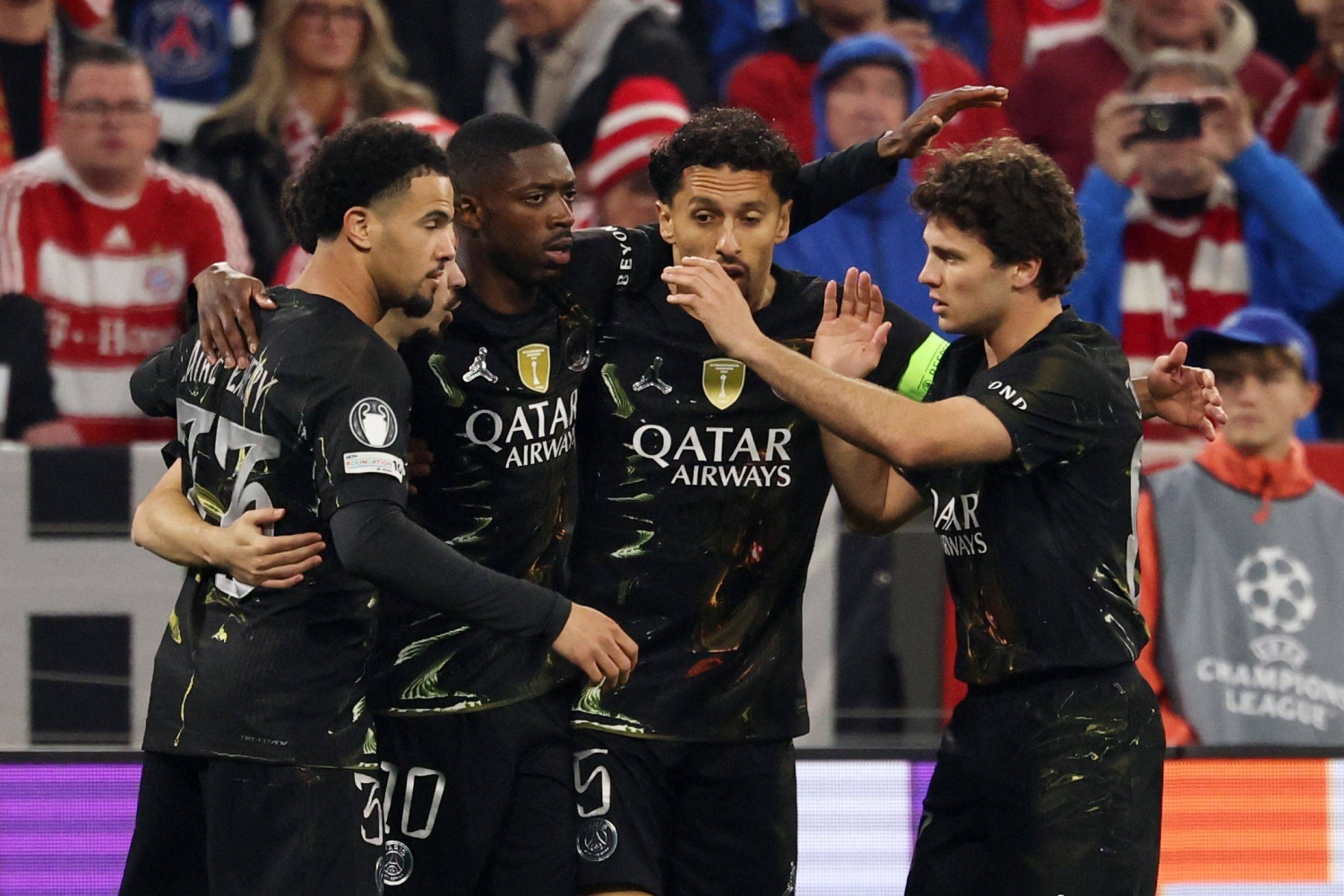 PSG earned a hard-fought 1-1 draw at Bayern to win 6-5 on aggregate and secure a Champions League fi...