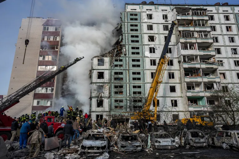 Ukraine launches drone strikes on Russian oil and gas facilities after Trump-brokered ceasefire expi...
