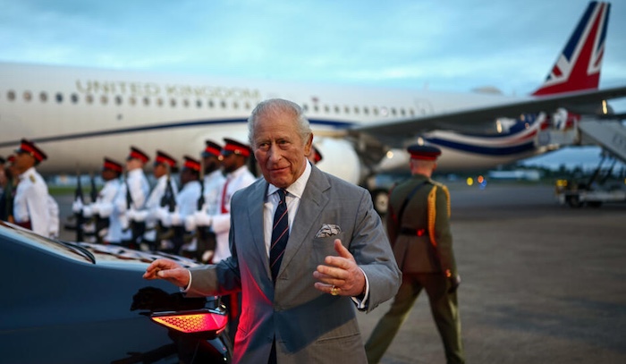 King Charles has landed in Bermuda after his US visit.
Source: https://www.arise.tv/king-charles-ar...
