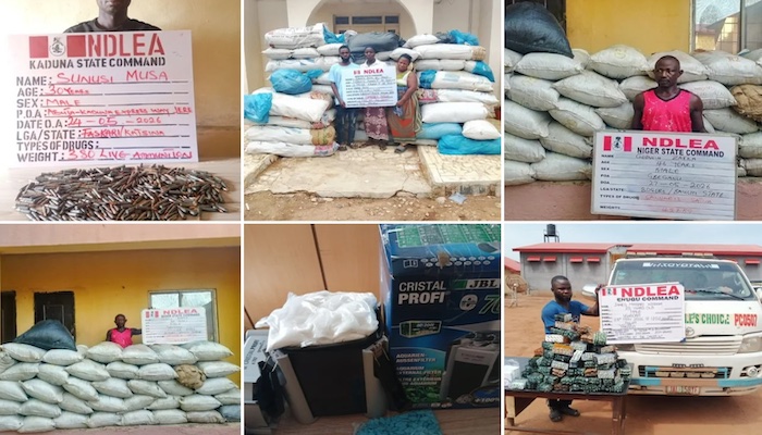 NDLEA uncovers drugs concealed in water purifiers, seizes ammunition and arrests suspects in nationw...