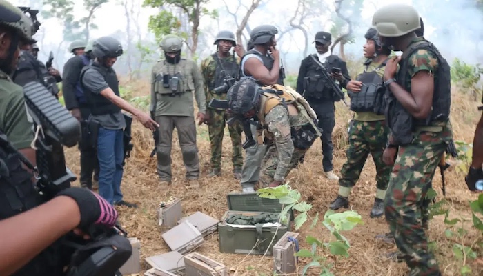 Military says troops arrested suspected spiritualists linked to terrorists and uncovered illegal Bia...