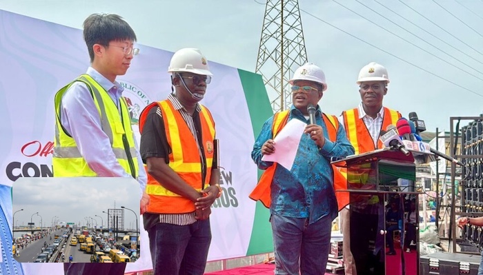 Federal Government flags off reconstruction of Carter Bridge in Lagos, describing the project as cri...