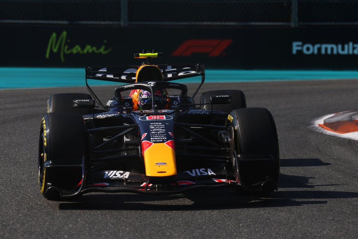 Red Bull's Isack Hadjar is set to be thrown out of qualifying at the Miami Grand Prix for falling fo...