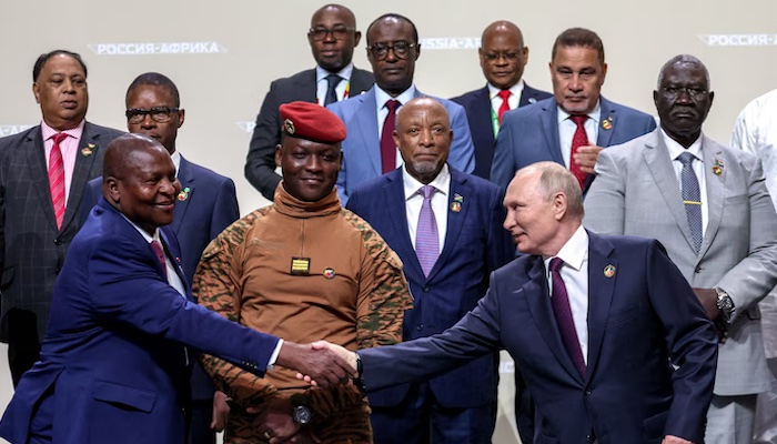 Putin says Africa is becoming a major global force as Russia moves to deepen strategic ties with the...