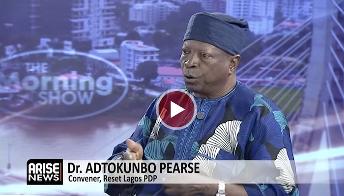 PDP chieftain Adetokunbo Pearse
predicts 2027 victory, says party uniting behind consensus strategy...