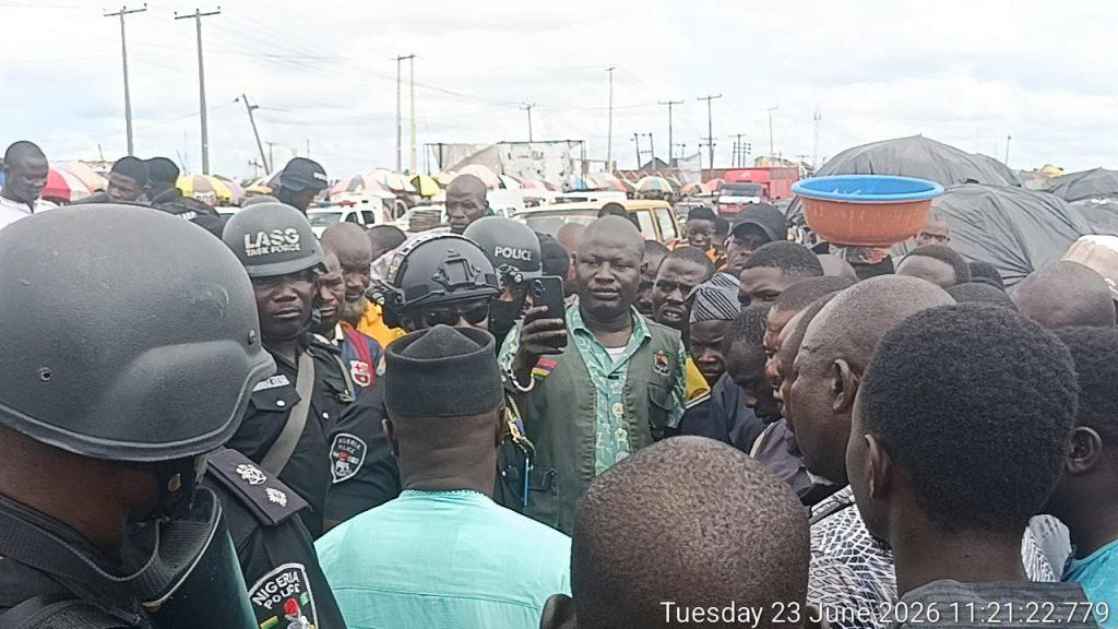 … illegal occupants at Alaba Rago
By Olasunkanmi Akoni
LAGOS — The Lagos State Taskforce has issue...