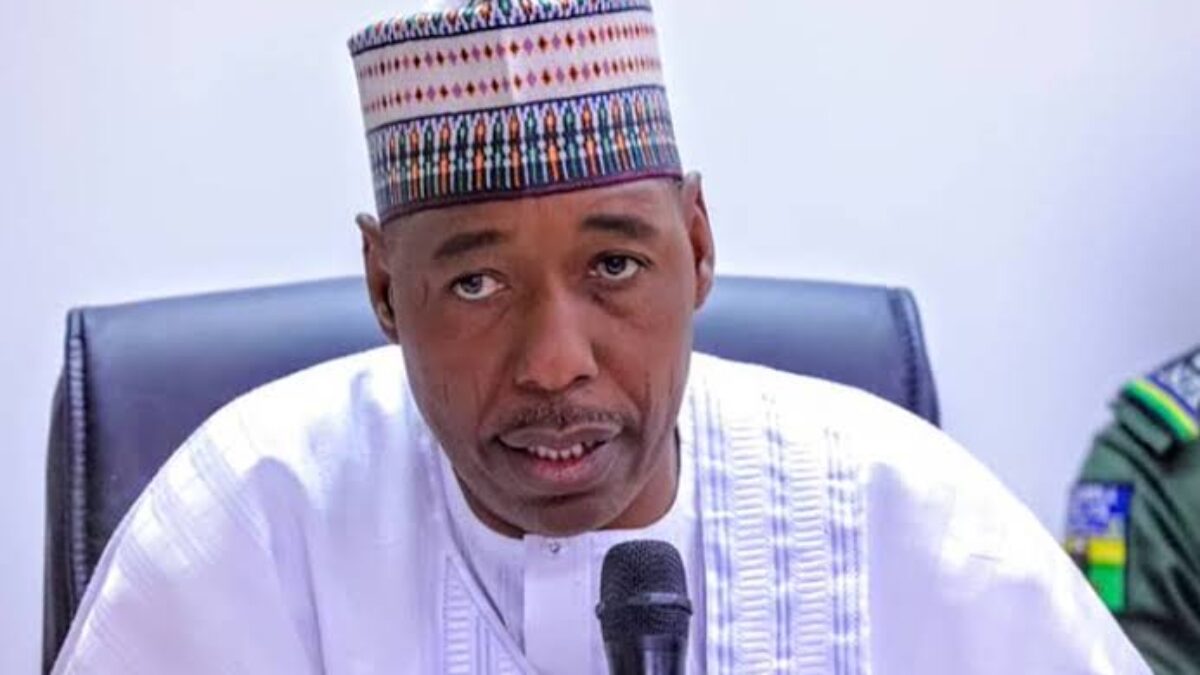 Borno Governor Babagana Zulum pledges improved security and development before 2027, saying his succ...
