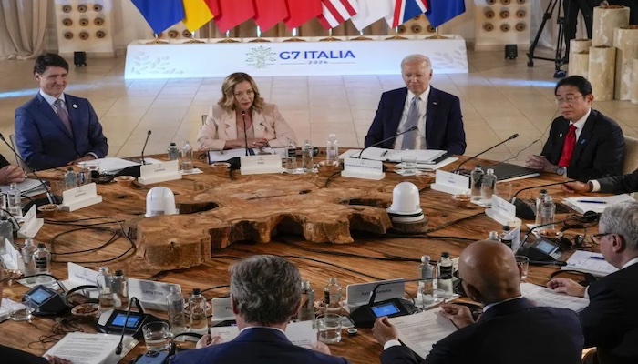 G7 leaders gather in France after the US and Iran announce a preliminary agreement to end their war....
