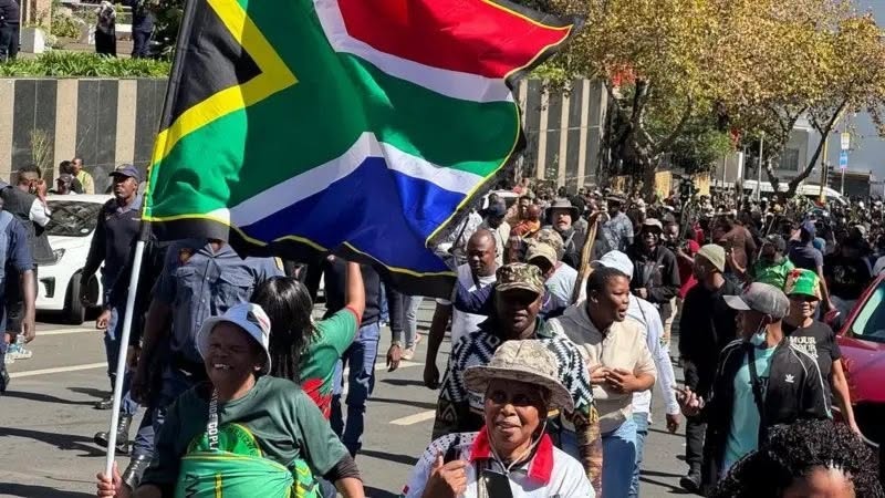 Thousands of foreign nationals, including Nigerians, are fleeing South Africa after an anti-immigrat...