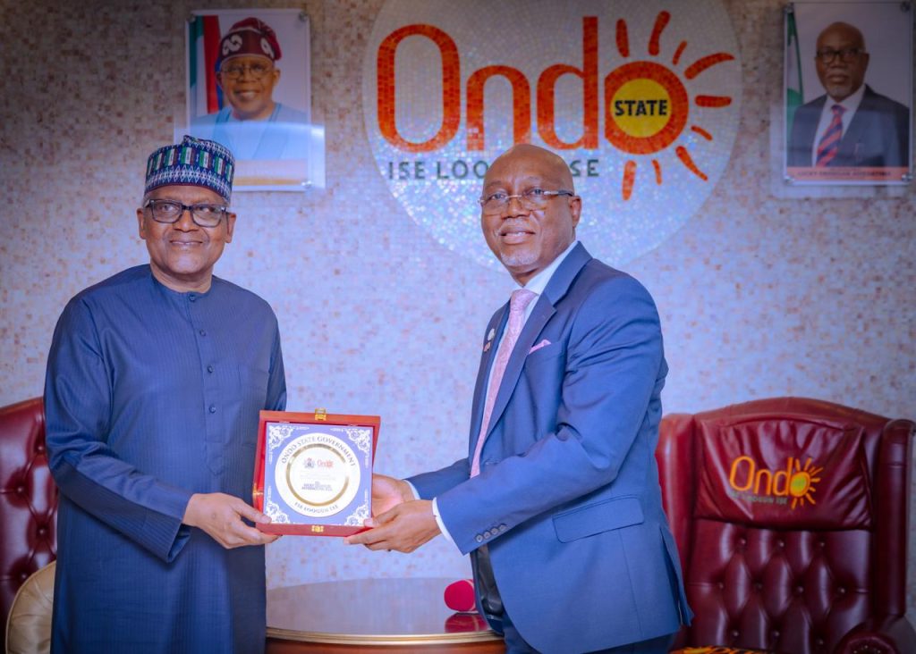 —Ondo set for industrial revolution — Aiyedatiwa

By Dayo Johnson Akure

Dangote Group President Ali...