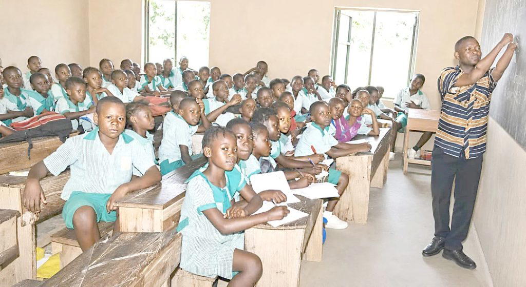 By Stephanie Shaakaa
GBOKO, NIGERIA — The blackboard at Penworth Secondary School stands six feet t...
