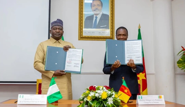 Nigeria and Cameroon have signed a new defence agreement to boost border security, intelligence shar...