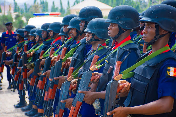 The Nigeria Security and Civil Defence Corps (NSCDC) says it has arrested two suspects in separate i...