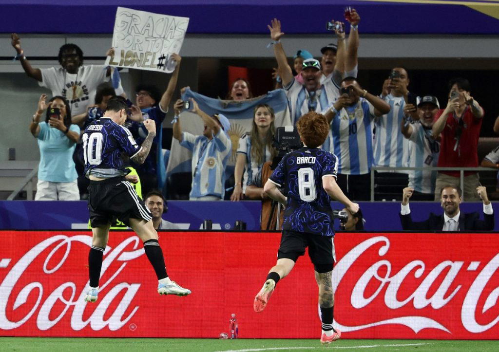 Lionel Messi came off the bench to score his sixth goal of the tournament as Argentina warmed up for...