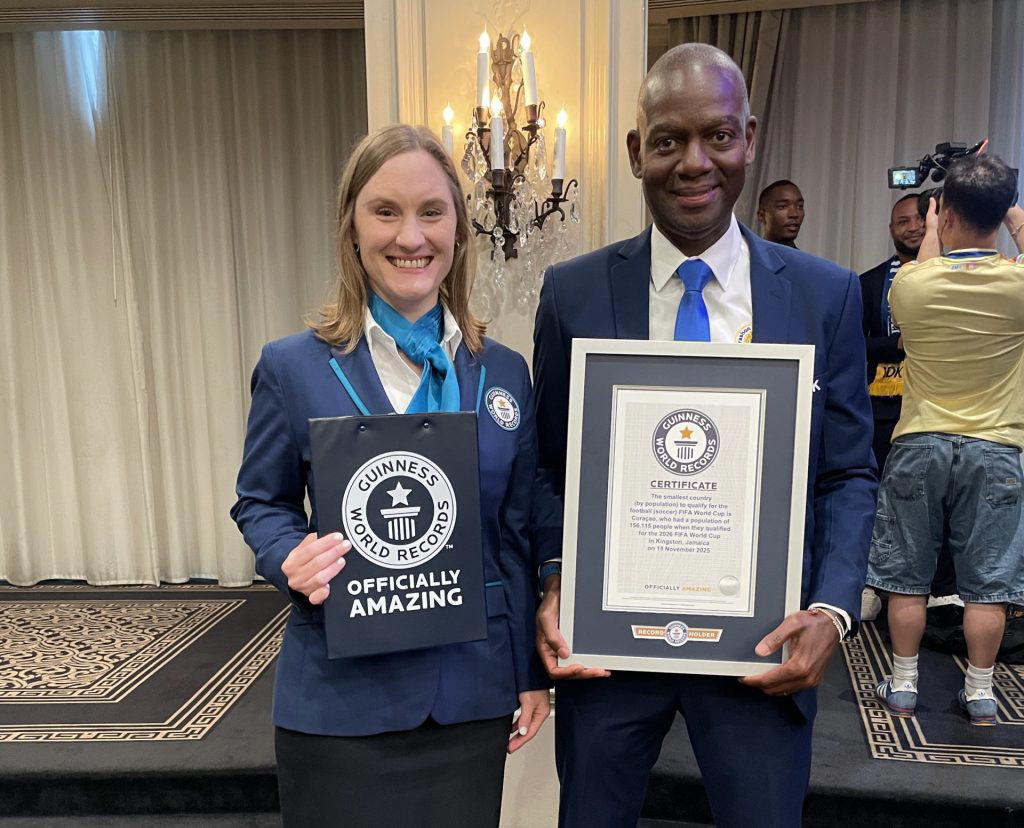 By Adegboyega Adeleye
Curaçao have received recognition from Guinness World Records after becoming...