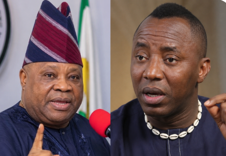 By Dapo Akinrefon
Osun State Governor, Ademola Adeleke, and presidential candidate of the African A...