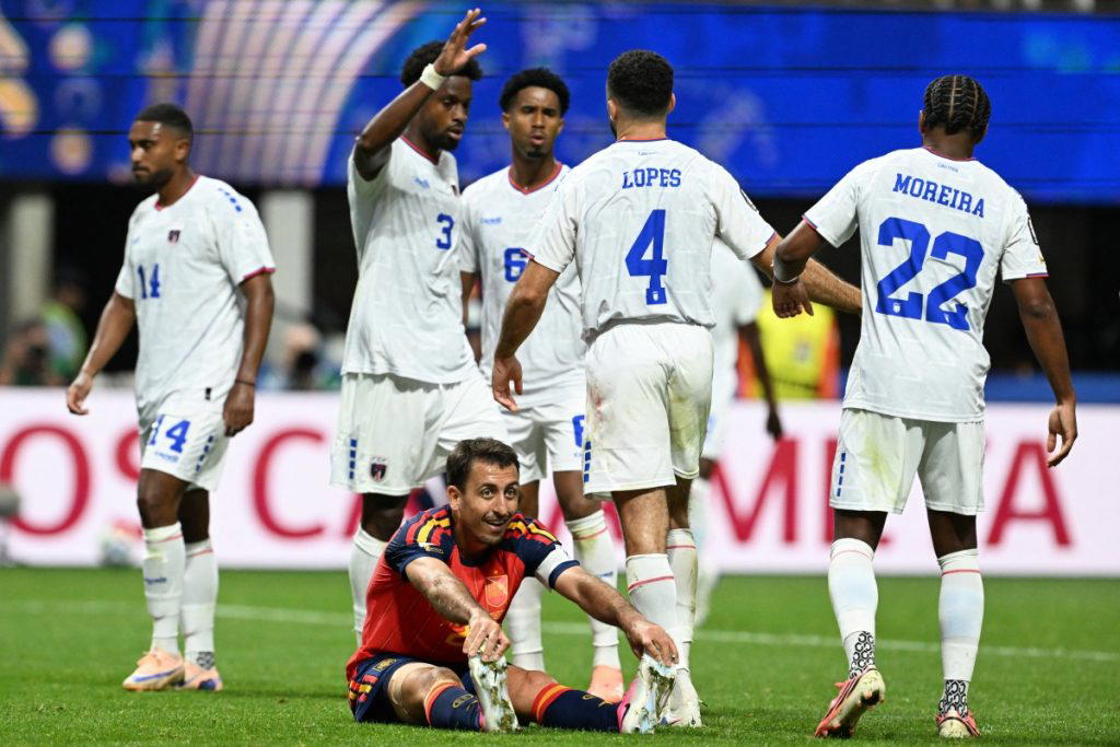 Spain’s ghosts of recent World Cup horror shows reappeared in Atlanta as the European champions were...