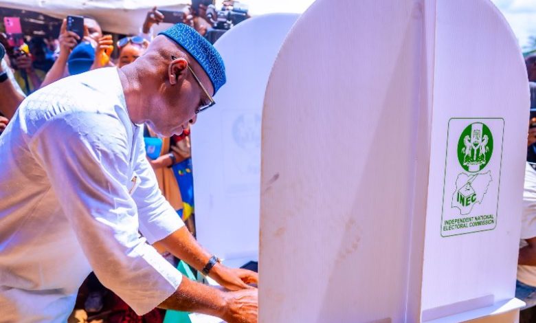 The governorship candidate of the All Progressives Congress (APC) and incumbent Governor of Ekiti St...