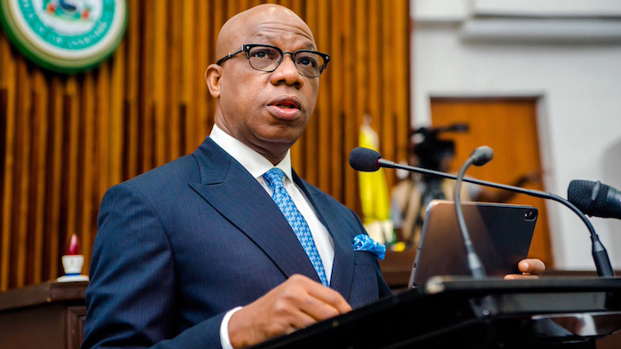Ogun governor Dapo Abiodun urges corps members to uphold national values, stay security-conscious an...