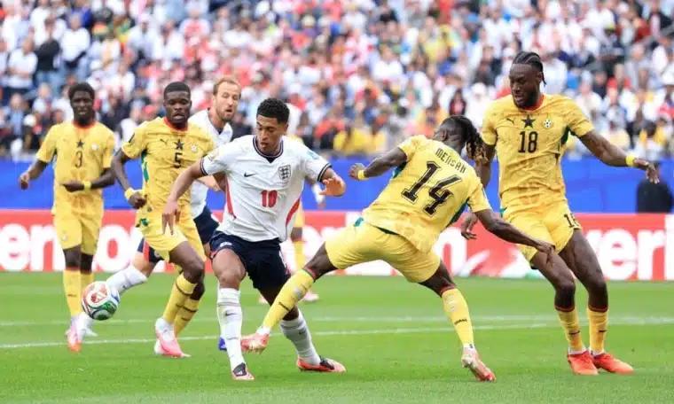 England’s early World Cup momentum was checked on Tuesday night, June 24, as Ghana frustrated the Th...