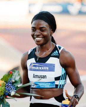 Nigeria’s Tobi Amusan continued her impressive run of form by claiming victory in the women’s 100m h...