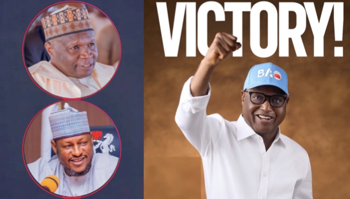 Gombe Governor Yahaya and Katsina Governor Radda describe Oyebanji’s Ekiti election victory as a str...
